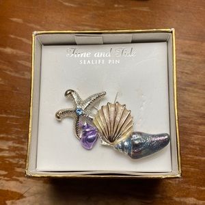 Time and Tide Sealife Pin